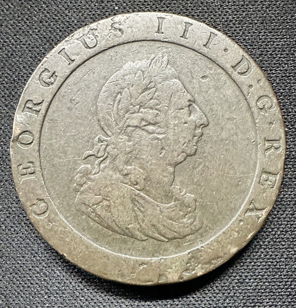 Great Britain - 1797 George III - CARTWHEEL PENNY - NICE HONEST
