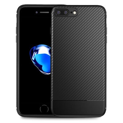NALIA Matte Silikonhülle iPhone 7 Plus / 8 Plus Case Anti-Fingerprint stoßfest