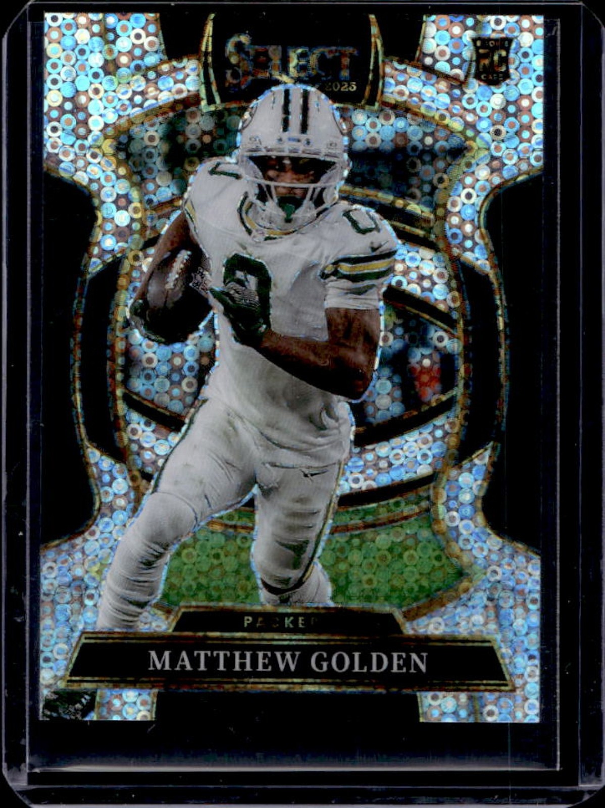 2025 Panini Select Matthew Golden Concourse Disco Prizm Rookie RC #66 Packers