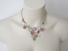 Collana Statement Colorata Handmade Just A Touch Gioielli Fashion 37,6 G