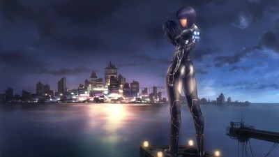 Kusanagi Motoko Ghost In The Shell Girls Looking Play Anime Playmat Desk Mat