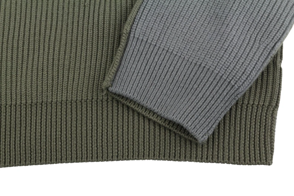 DIESEL K-Birmin Men Jumper 2XL Khaki Pullover Crew Neck Knit Wool Stretch I - Image 4 of 4