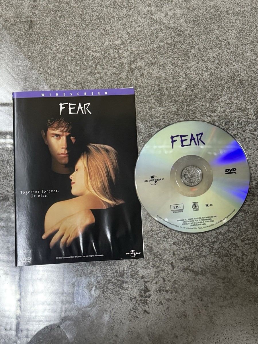 Fear (1996) DVD & Art NO CASE Thriller Horror Mark Wahlberg Reese
