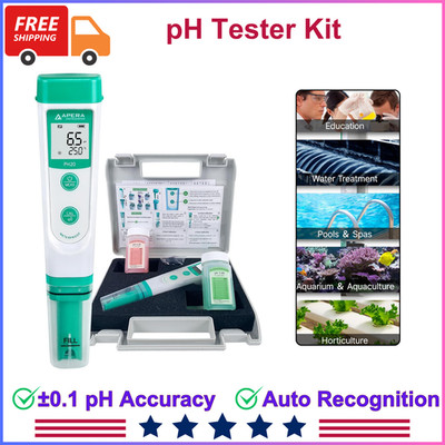 Apera Instruments AI209 Value Series PH20 Waterproof pH Tester Kit ±0.1pH Accura