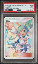 2018 POKEMON SUN & MOON CELESTIAL STORM #164 FULL ART/LISIA PSA 9 on eBay