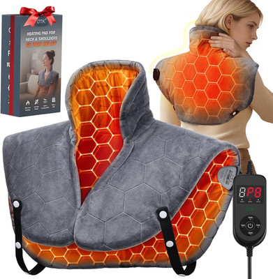 UTK 30s Fast Heating Pad for Neck and Shoulders and Back, Far Infrared Graphene