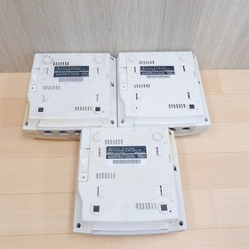 LOT 3 Sega Dreamcast White Console JUNK for parts NTSC-J Japan