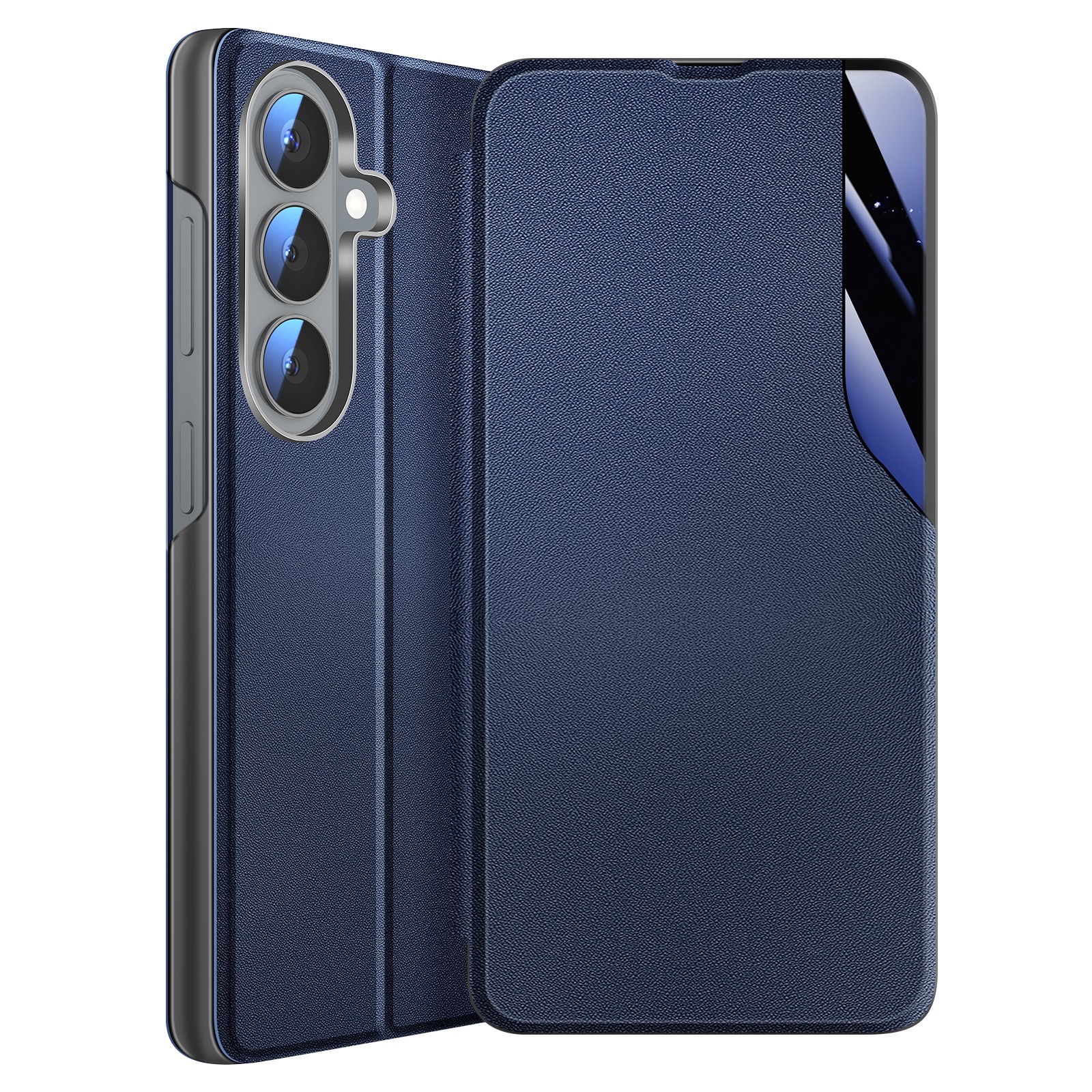 Housse Galaxy S26 Plus antichoc bi-matière avec clapet support horizontal