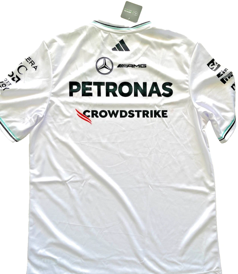 Mercedes-Benz Racing F1 White New 2025 T-Shirt - Image 2 of 4