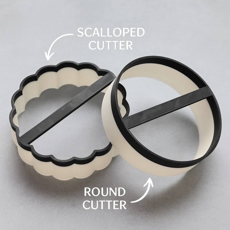 Merry Christmas Cookie Stamp Fondant Embosser Disc | Fits M&S | UK Made - Image 4 of 4