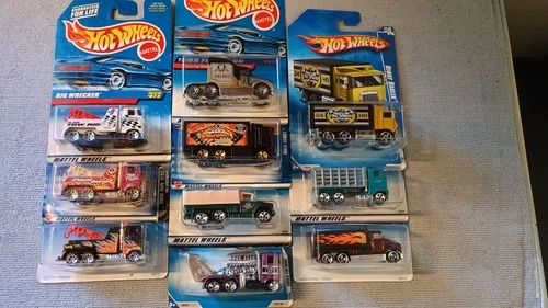 Hot Wheels 1/64 Vintage Trucks Lot Of 10