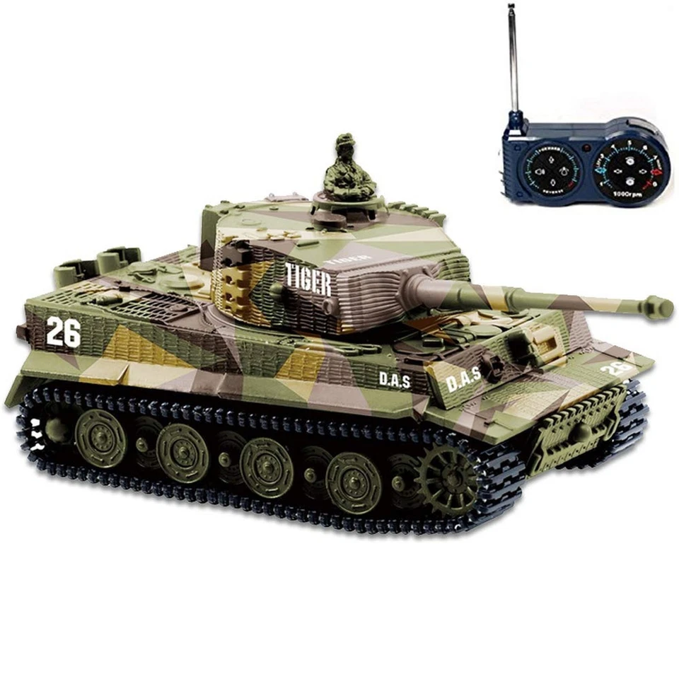 Remote Control Tank RC Tank - German Tiger I Panzer, Battery, Light, Sound, R... - Image 2 of 4