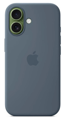 Original Apple Silikon Case Hülle MagSafe iPhone 17 Anchor Blau Blue MGEW4ZM/A