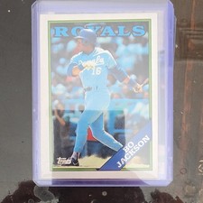 Topps Pinnacle Score Fleer Bo Jackson Vintage Card Lot. (9) MLB NFL