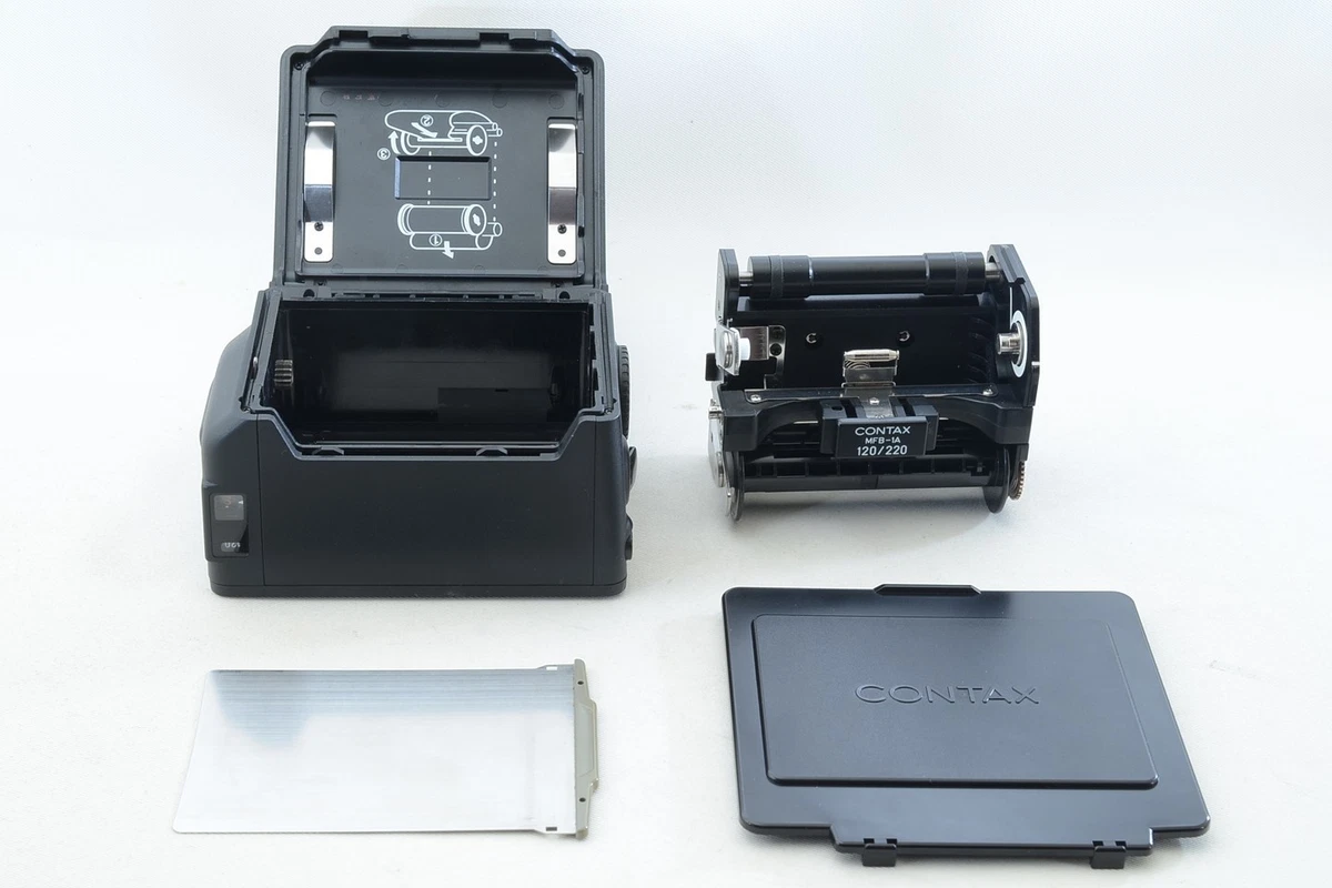 CONTAX フィルムバックホルダー MFB-1/フィルムインサートMFB-1A 中古】CONTAX コンタックス MFB-1 フィルムバックホルダー + MFB-1A