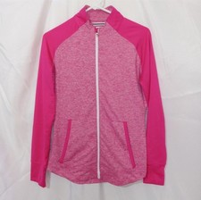 FootJoy Golf Womens Fitted Performance Jacket Full Zip Brushed Berry Chill Sz S