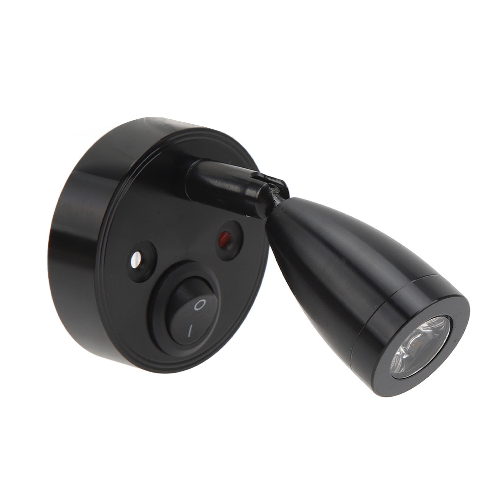 Black RV 12V-24 V Reading Light Polished LED Berth Boat Marine Dimmable Reading