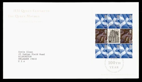 DR WHO 2000 GB FDC 100TH YEAR S/S R38867