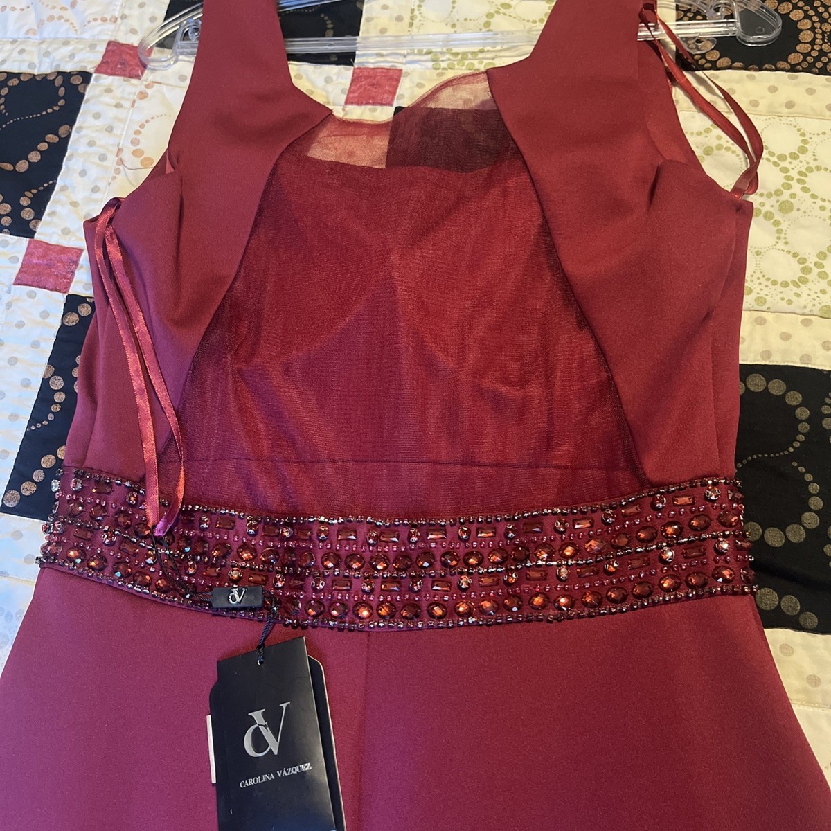 Elegant Burgundy Evening Gown | eBay Elegant Burgundy Evening Gown | eBay