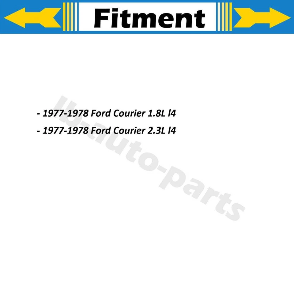 Manguera hidráulica de freno delantero trasero para Ford Courier 2,3 L 1977-1978 First Stop 4x Foto 2 de 4
