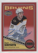 2019 O-Pee-Chee Platinum Retro Rookie Rainbow Red Zach Senyshyn #R-74 Auto 0q7d