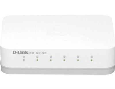 D-Link 5-Port Gigabit Easy Desktop, GO-SW-5G_E, With Power Supply