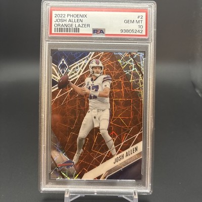 2022 Panini Phoenix Josh Allen #2 Orange Lazer /75