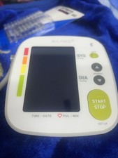 Bluetooth Blood Pressure Monitor Upper Arm W/ Adjustable Cuff Health App Tracker
