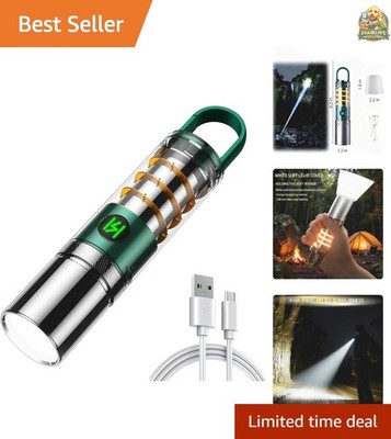 Rechargeable High-Lumens Flashlights, Super Bright LED Flashlights, High-Powe...