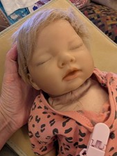 Tiny Treasures Soft Body Doll With Heartbeat Sound Blond Hair