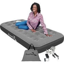 Camping Air Mattress with Built in Pump - Twin Blow Up Mattress for Travel  ...