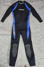 VTG Henderson Wetsuit Youth Size 12 Black Blue Full Body 3mm Made in Philippines