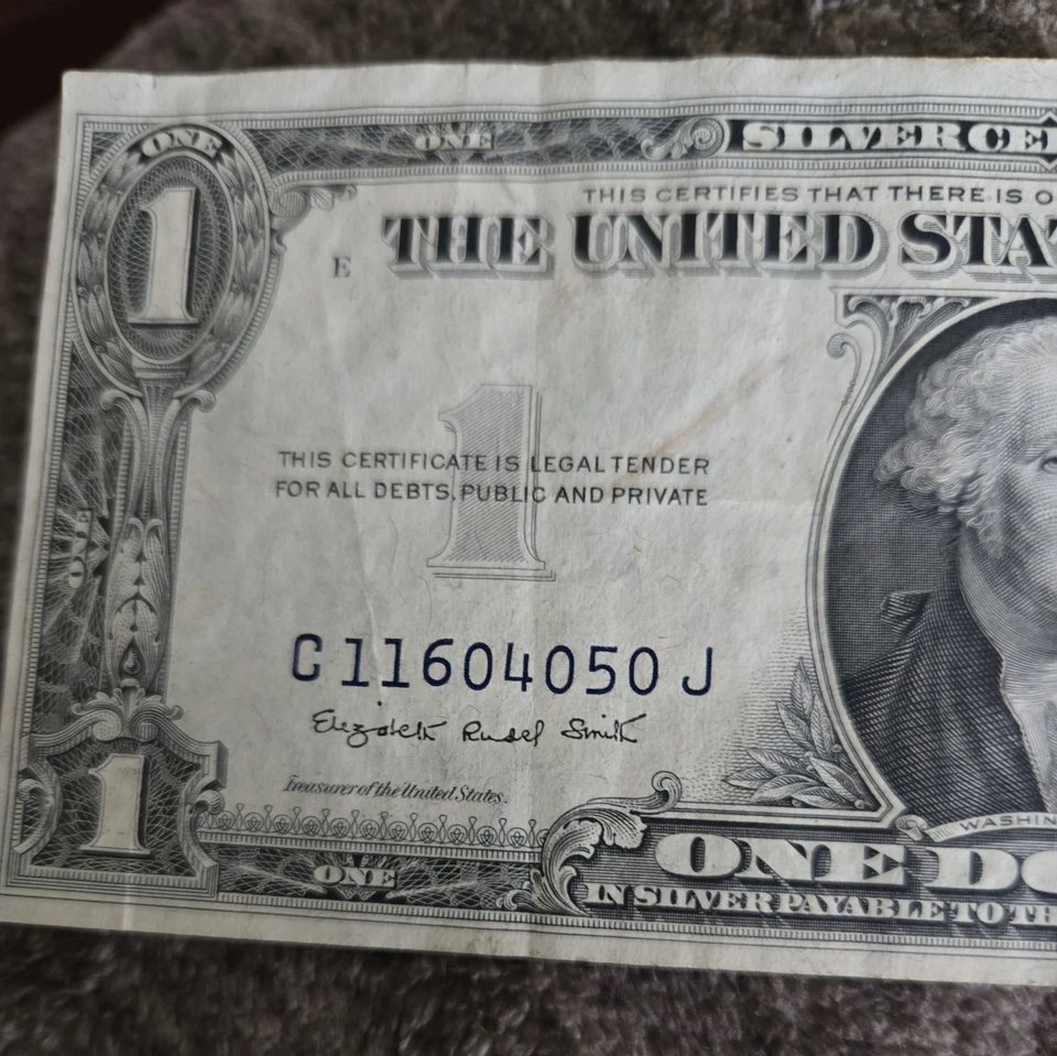 **RARE** SERIES 1935G Silver Certificate - Image 2 of 4