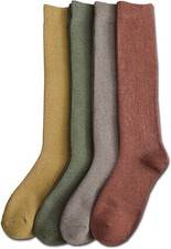 Long Winter Socks for Women Knee High Fashion Thick Warm 5-9, 4colora