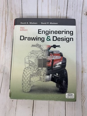 Engineering Drawing & Design 5th Ed Hardcover 2011 Madsen, Delmar Cengage