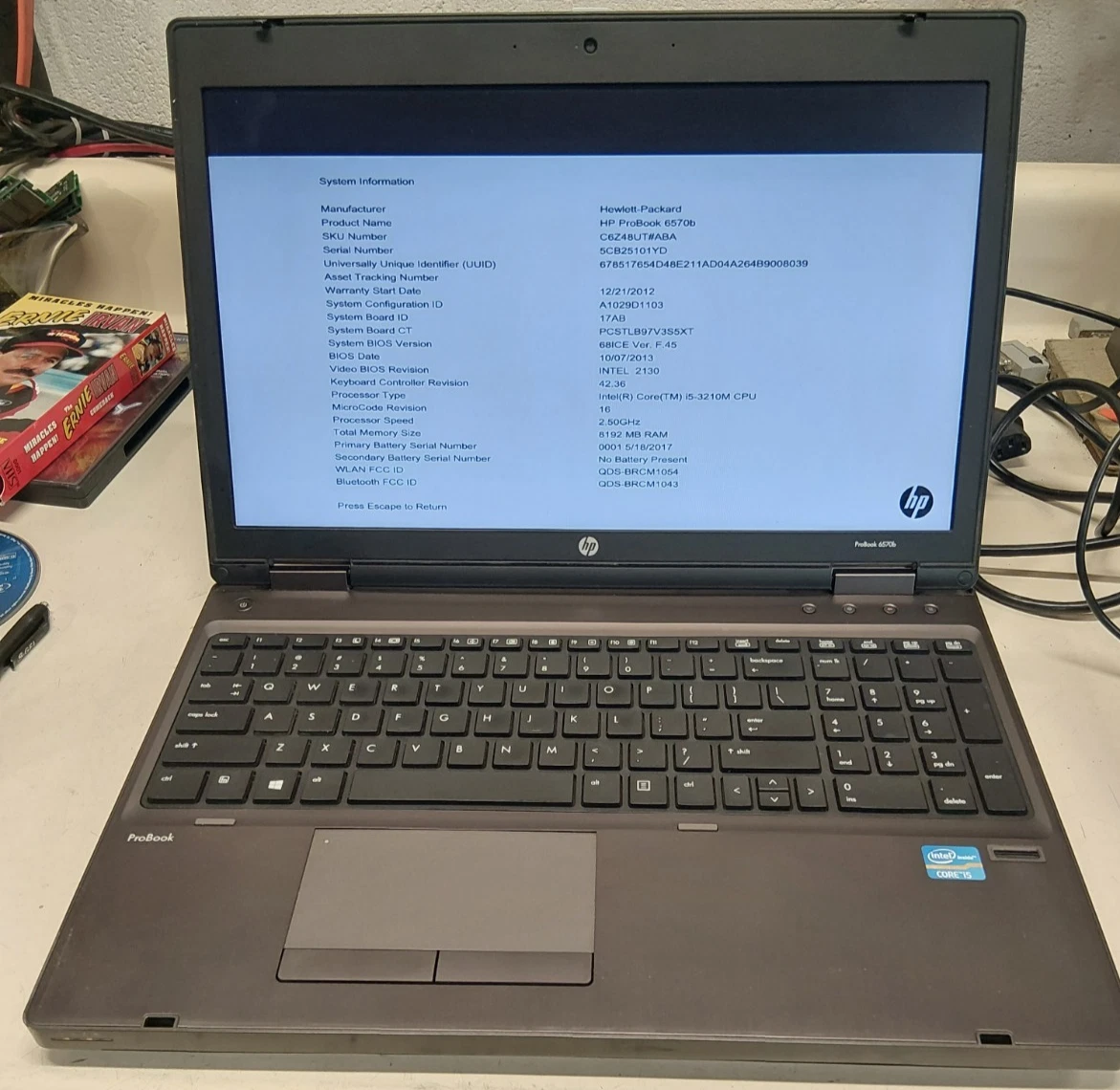 Hp Probook 6570b for sale | eBay
