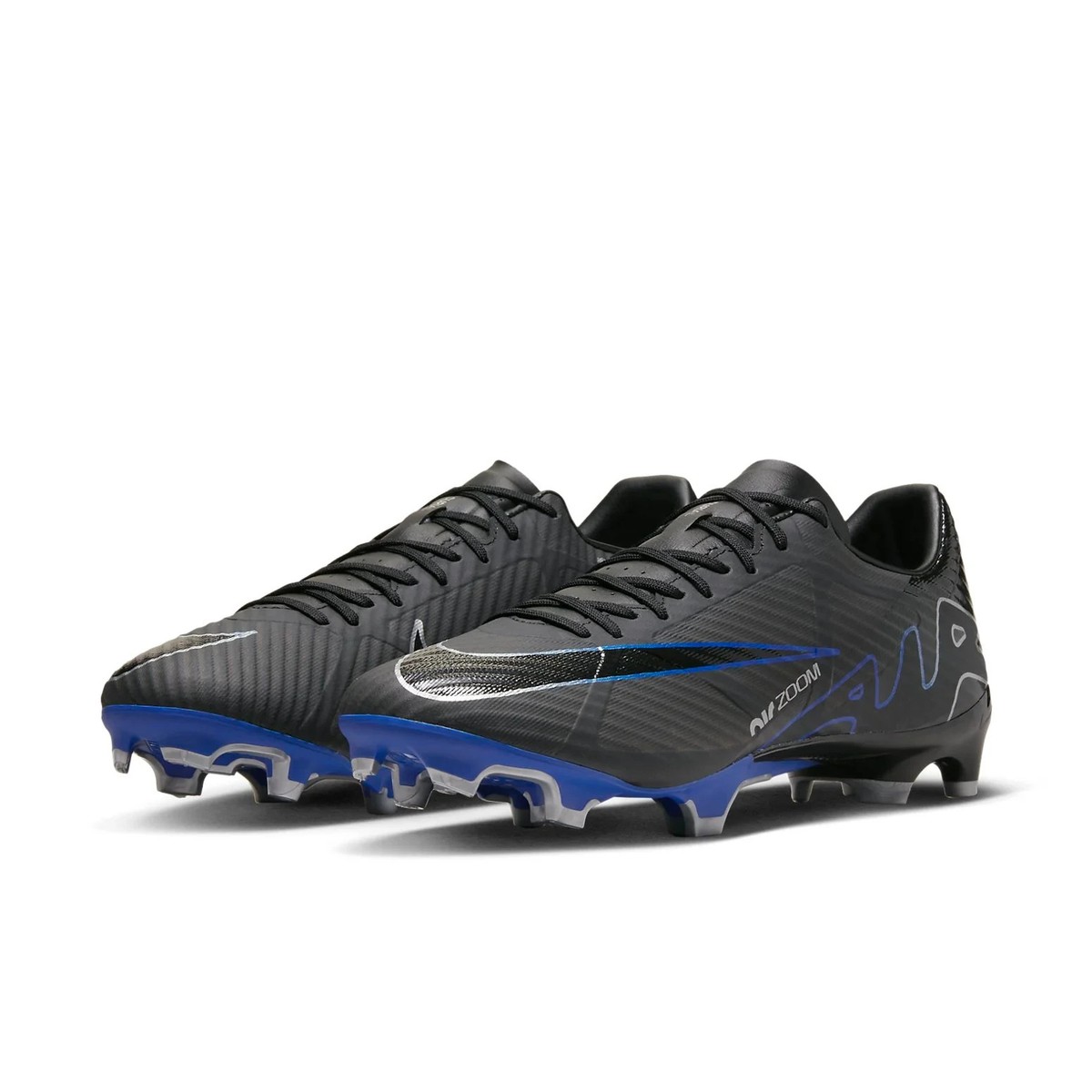 Nike Zoom Mercurial Vapor 15 Academy Black-Royal Blue Sz 11.5