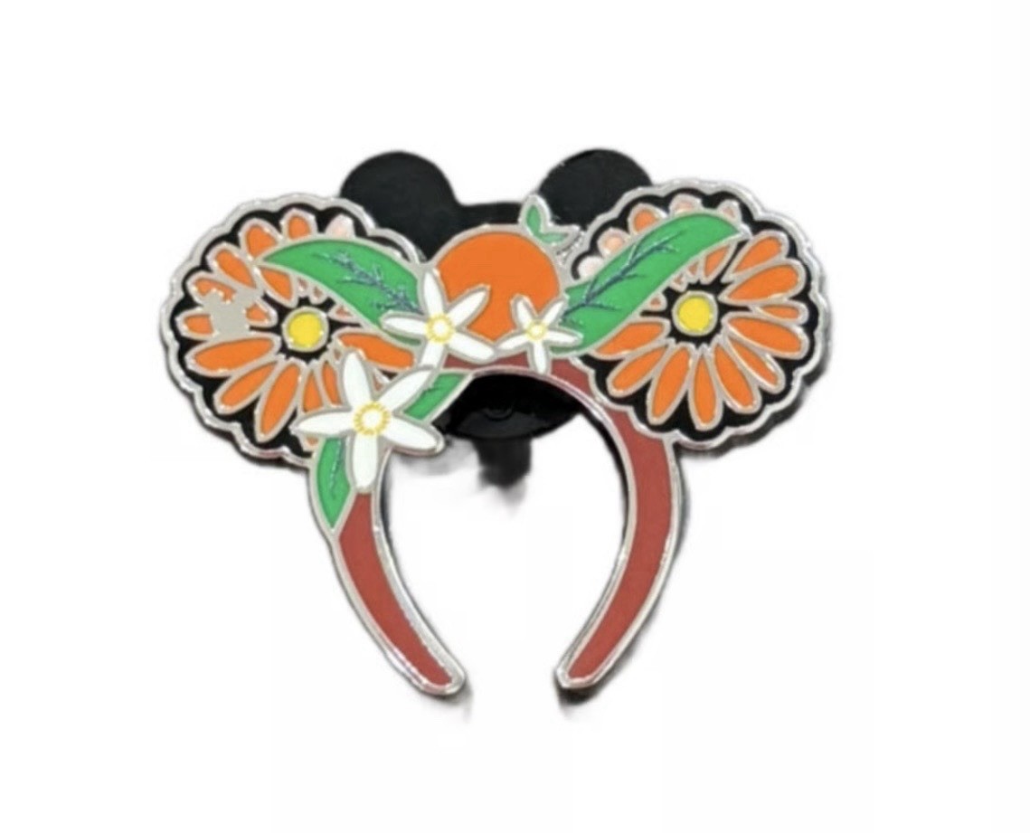 2025 Disney Parks WDW Hidden Disney Orange Bird Ears Pin Chaser