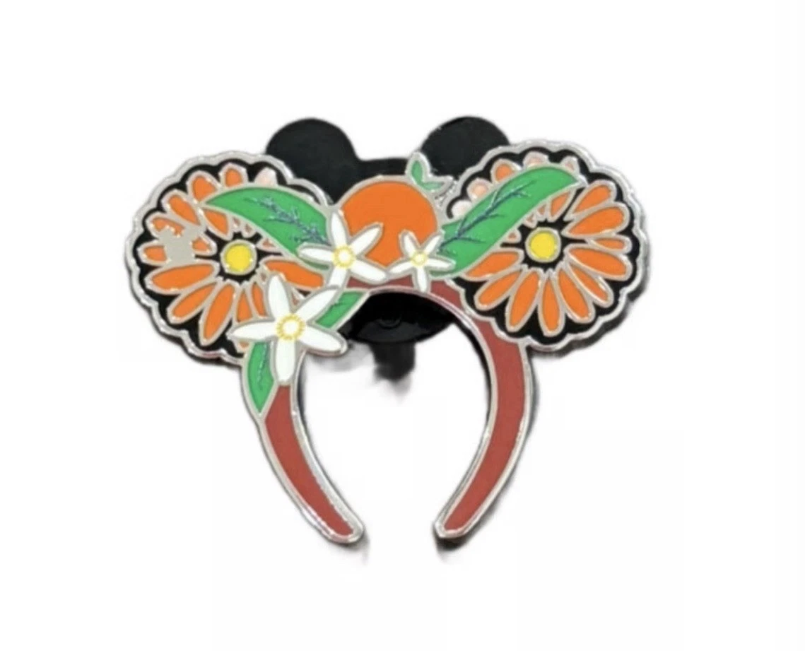 2025 Disney Parks WDW Hidden Disney Orange Bird Ears Pin Chaser