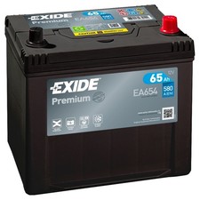 Exide EA654 Premium 65Ah Autobatterie 12V B0 Batterie Starterbatterie EA 654 KFZ