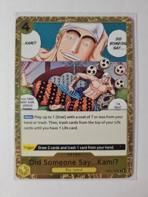One Piece Did Someone Say Kami? · EB01-060 · The Best Vol.2 · Englisch · NM