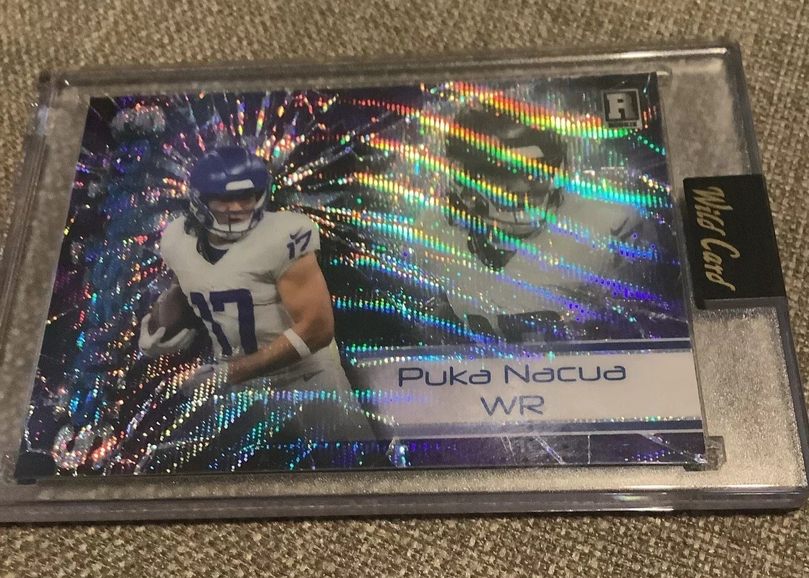Puka Nacua Wild Card Alumination Rookie Edition Smashing #ASPN Base