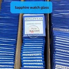 2.0mm 2.5mm 3.0mm Thick Flat Sapphire Round Watch Glass Crystal 20mm-42.5mm