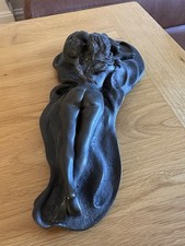 Bronze Heavy Cold Cast Erotic Male Female Art Nouveau Style Art Sculpture Figure
