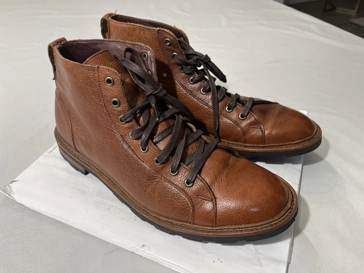 Bottes Chukka Allen Edmonds Malvern - Marron Cuir - Pointure 11.5 US, Largeur B - Occasion, Idéales Pour Un Style Casual Chic