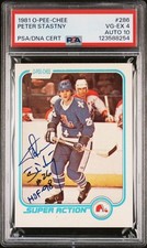 1981-82 O-Pee-Chee - Peter Stastny #286 (RC) ~AUTOGRAPHED!!~ 1-of-3, NONE HIGHER