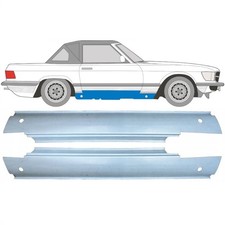 Für Mercedes SL Klasse R107 Cabrio 1971- Voll Schweller Reparaturblech / Paar Für Mercedes SL Klasse R107 Cabrio 1971- Voll Schweller Reparaturblech / Paar