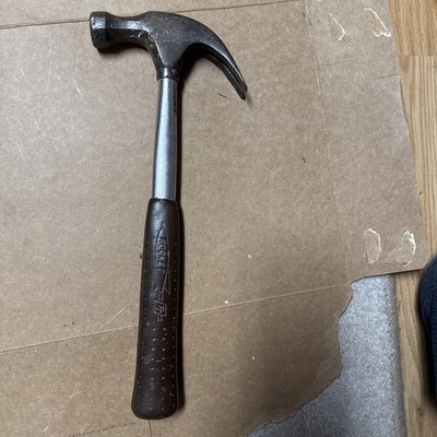 Vintage True Temper Rocket A16 Claw Hammer With Brown Grip  Handle