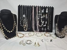 Vtg Now Mixed Bulk Costume Jewelry Lot Necklace Bracelet Earrings #1021