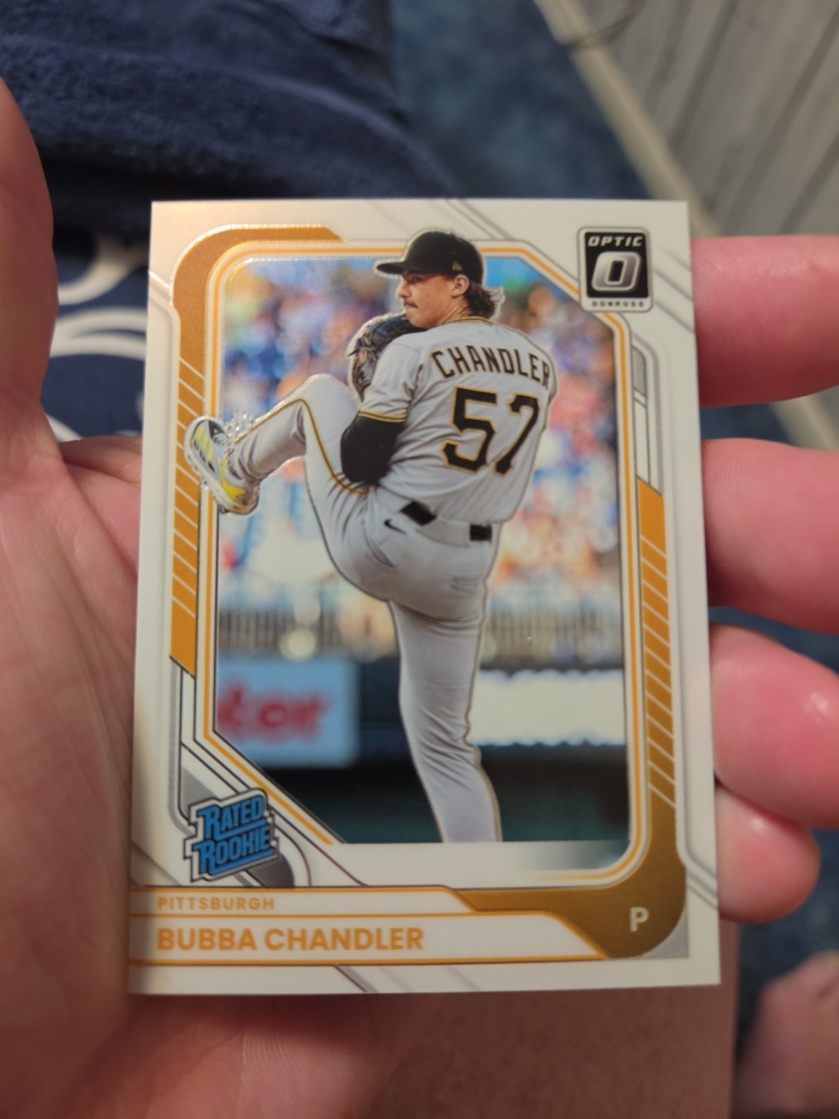 BUBBA CHANDLER Rated Rookie Optic #5 2026 Panini Donruss Baseball